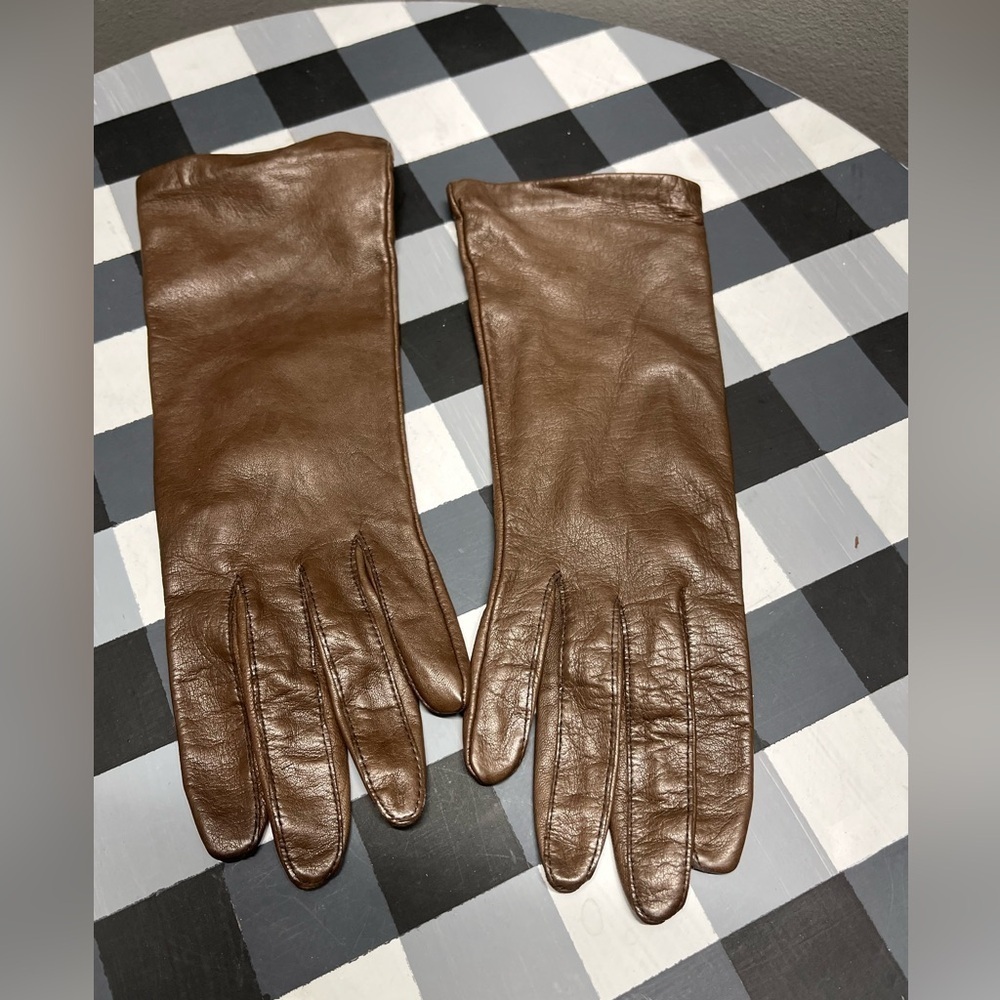 Aris Brown Leather Women's Gloves
